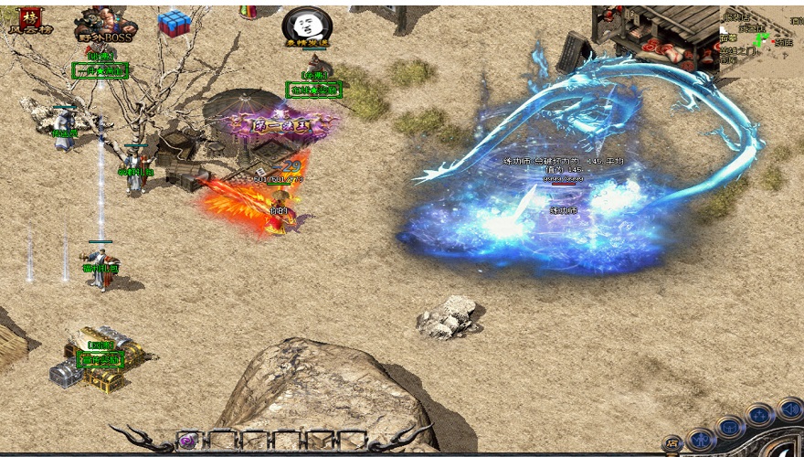 最新微变65536倍爆率传奇：震撼开服，65536倍爆率刀刀光柱！